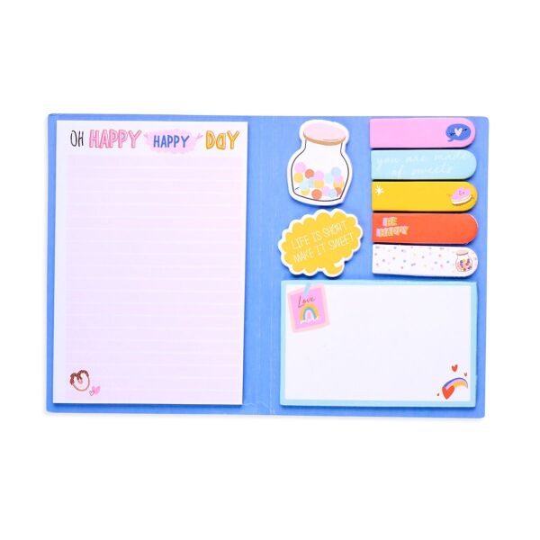 Ooly Side Notes Yapışkanlı Etiket Seti - Happy Day