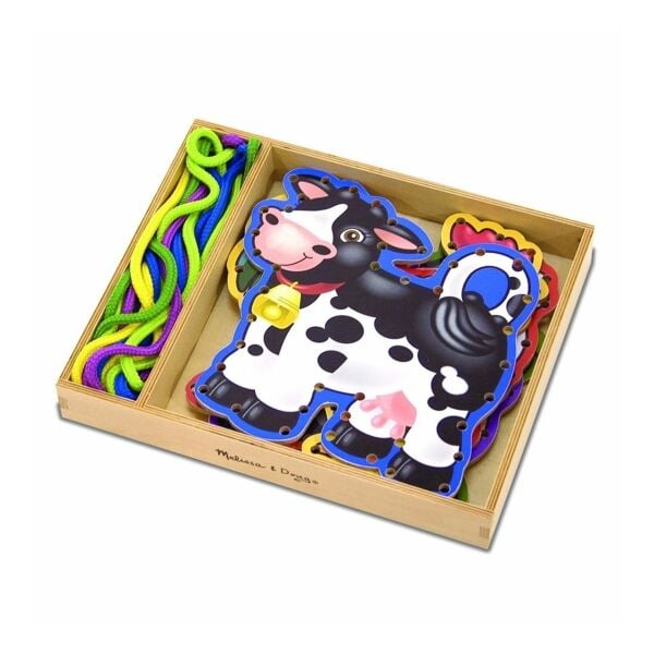 Melissa Doug İp Geçirme - Çiftlik Hayvanları