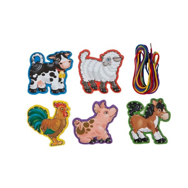Melissa Doug İp Geçirme - Çiftlik Hayvanları