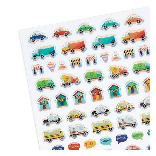 Ooly Stickiville Çıkartmalar - Workin Wheels