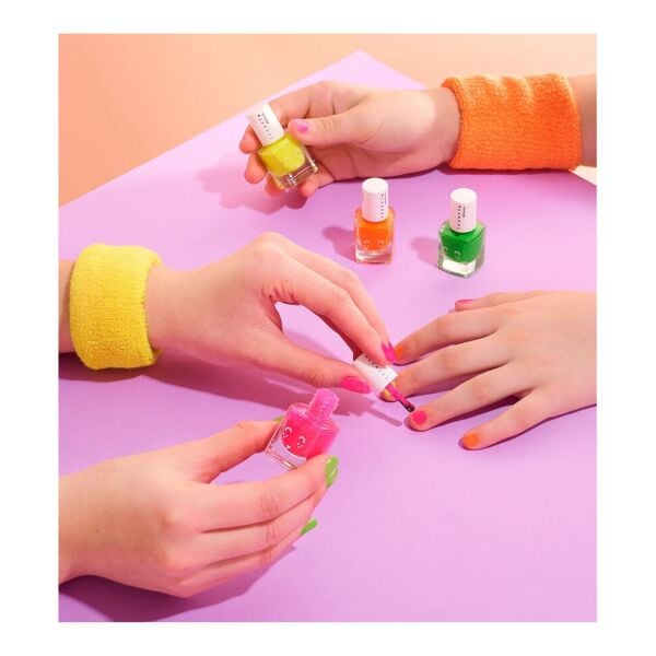 Inuwet Su Bazlı Çocuk Ojesi Papaya Kokulu ve Neon