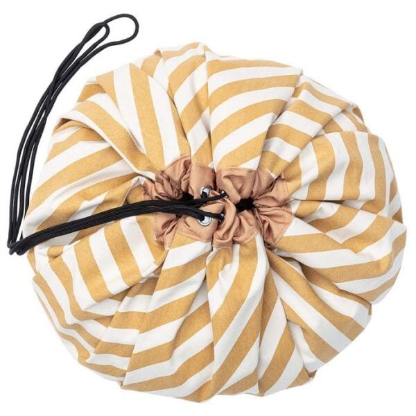 Oyuncak Çantası Stripes Mustard