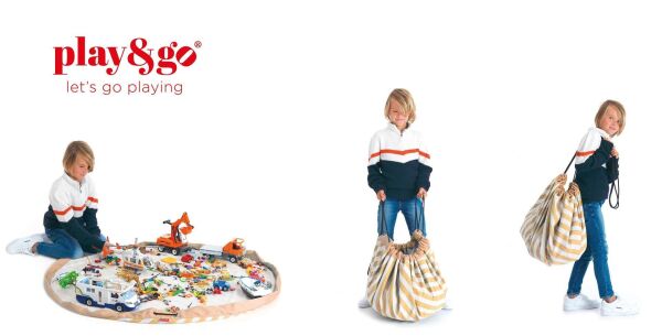 Oyuncak Çantası Stripes Mustard