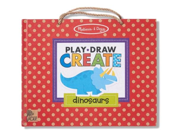Melissa & Doug Oyna, Çiz, Yarat - Dinazorlar