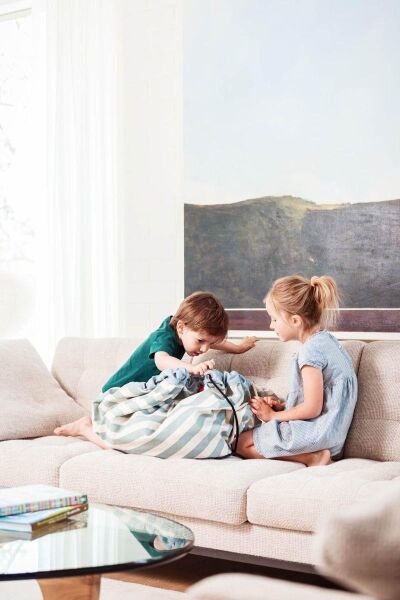 Oyuncak Çantası Stripes Green