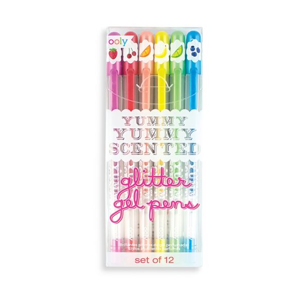 Ooly Yummy Kokulu Simli 12li Jel Kalem (1.0 mm Uçl