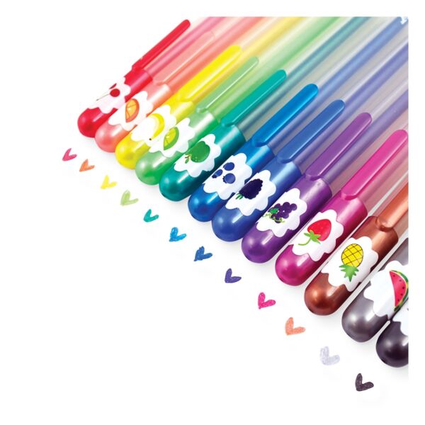 Ooly Yummy Kokulu Simli 12li Jel Kalem (1.0 mm Uçl