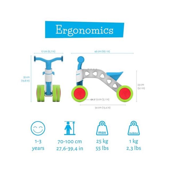 Melissa&Doug Itsibitsi - Bin Sür - Denge - Mavi