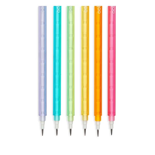 Ooly Stay Sharp Takmalı 6lı Kurşun Kalem Seti