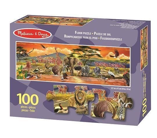 Melissa & Doug Dev Yer Yapbozu - Safari (100 parça