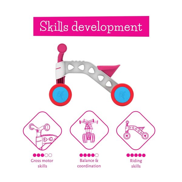 Itsibitsi Bin Sür Denge Bisikleti - Pembe