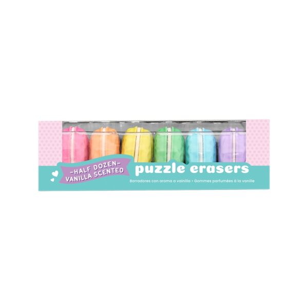 Ooly Macaron 6lı Kokulu Silgi Seti