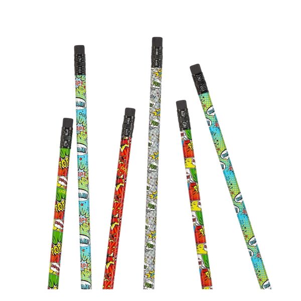 Ooly 12li Silgili Kurşun Kalem - Comic Attack