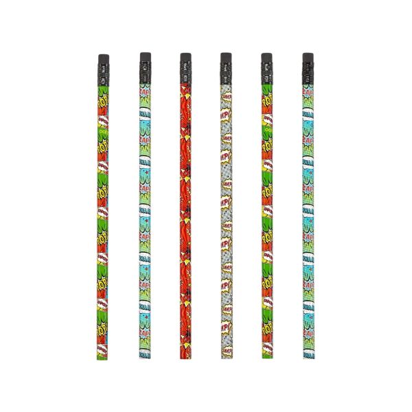 Ooly 12li Silgili Kurşun Kalem - Comic Attack