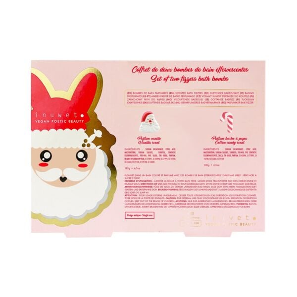 Inuwet Noel Baba ve Baston Şeker Şeklinde 2li Bany