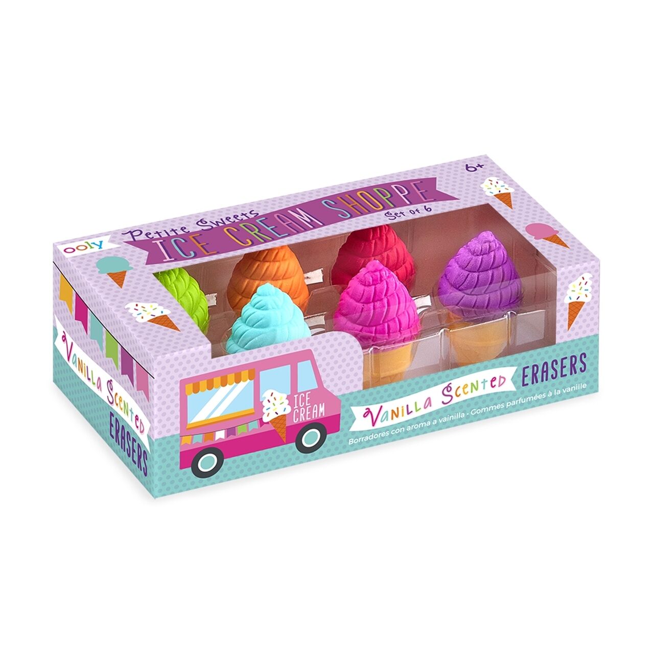 Ooly Petite Sweets Ice Cream 6lı Kokulu Silgi