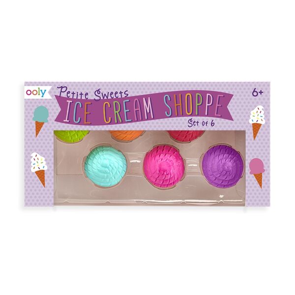 Ooly Petite Sweets Ice Cream 6lı Kokulu Silgi