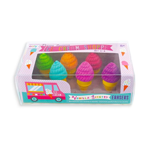 Ooly Petite Sweets Ice Cream 6lı Kokulu Silgi