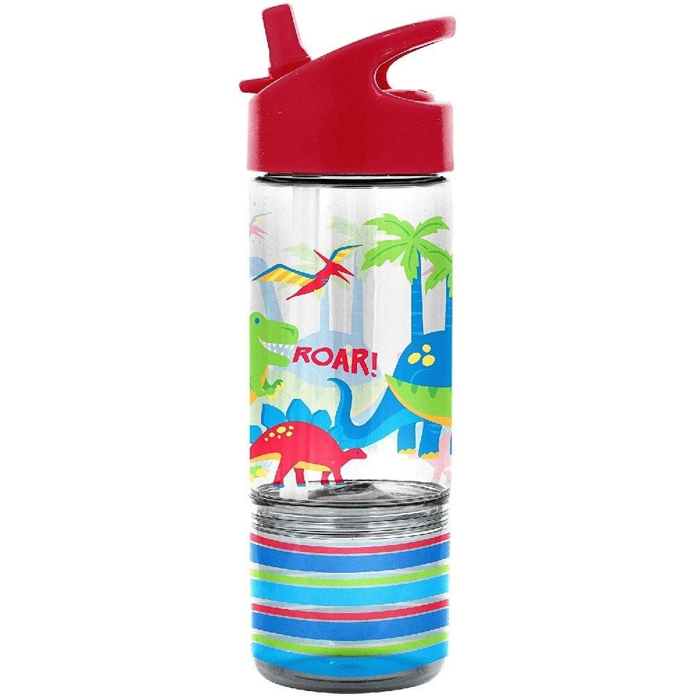 Atıştırmalık Bölmeli Pipetli Suluk - Dinozor
