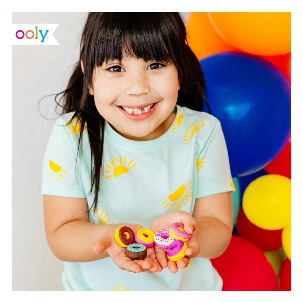 Ooly Dainty Donuts 6lı Kokulu Silgi Seti