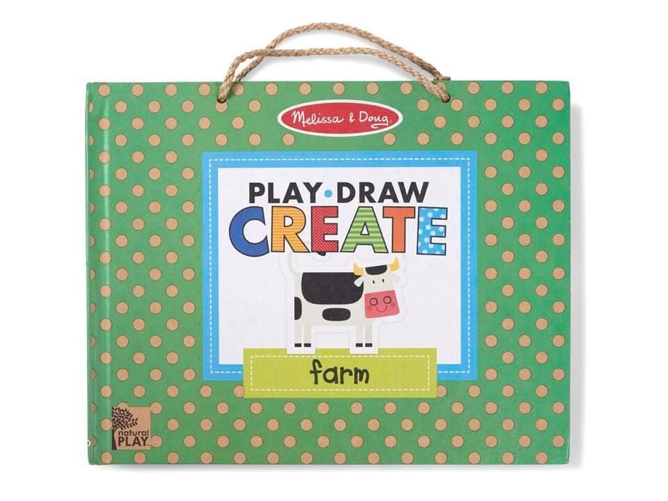 Melissa & Doug Oyna, Çiz, Yarat - Çiftlik