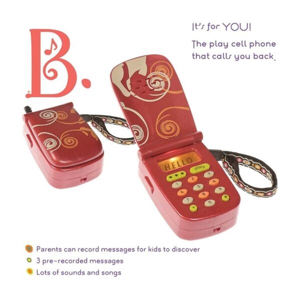 B.Toys Müzikli Telefon Ses Kayıtlı