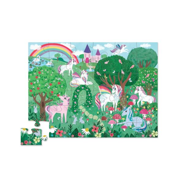 Crocodile Creek Dekoratif Puzzle 36 Parça- Unicorn