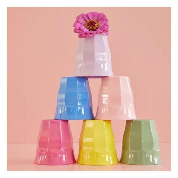 Melamine Bardak Seti  6 lı Renkli 160 mL