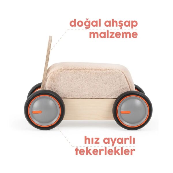 Mamatoyz Driveme Soft Ayı Figürlü Yürüme Arkadaşı