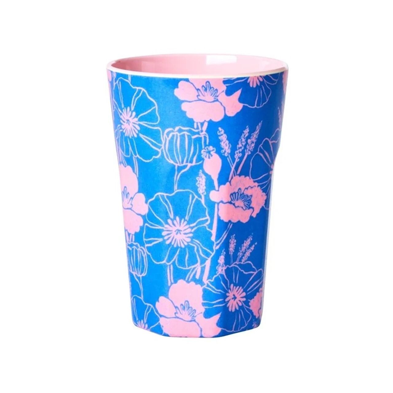 Melamin Uzun Bardak Poppies Love Baskılı