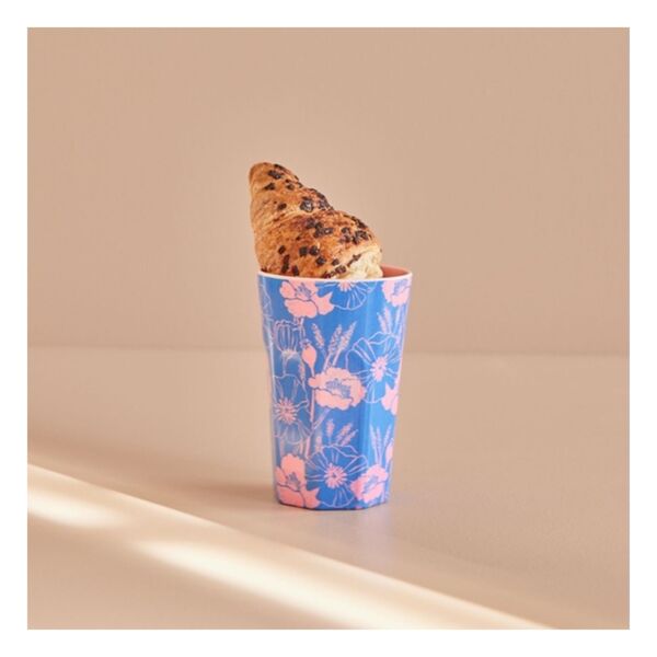 Melamin Uzun Bardak Poppies Love Baskılı