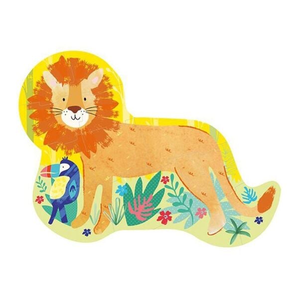 Floss Rock 12 Parça Şekilli Yap Boz - Lion