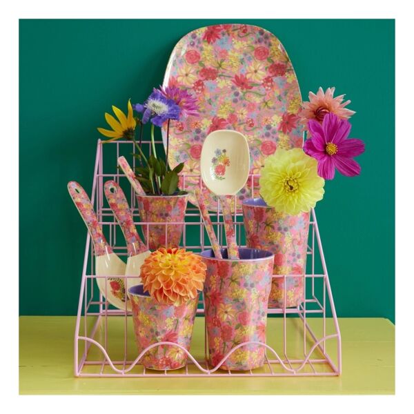 Melamin Bardak  Tall Swedish Flower