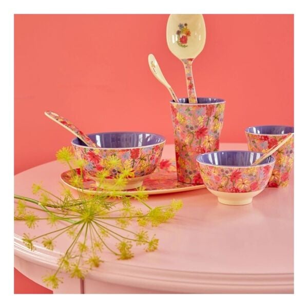 Melamin Bardak  Tall Swedish Flower