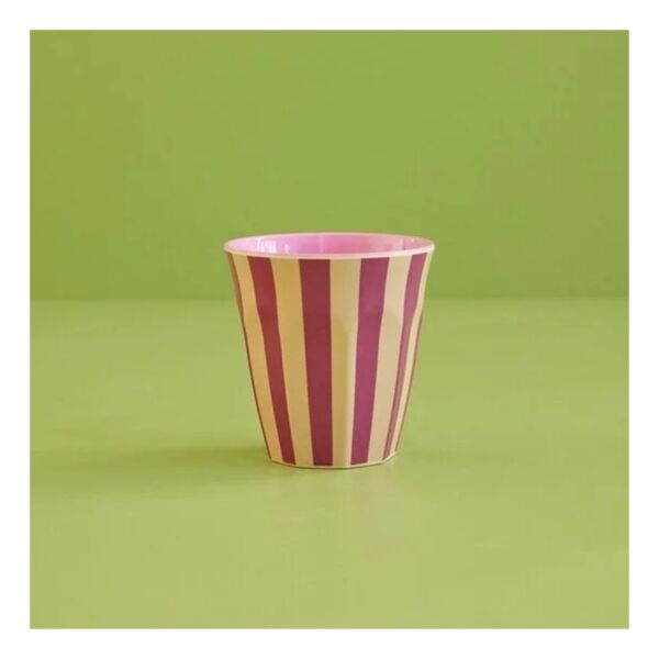 Melamin Bardak   Medium Stripes