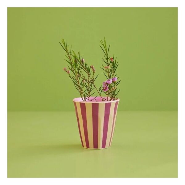 Melamin Bardak   Medium Stripes