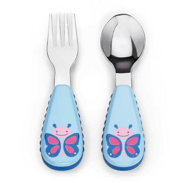 Skip Hop Çatal Kaşık Seti Kelebek