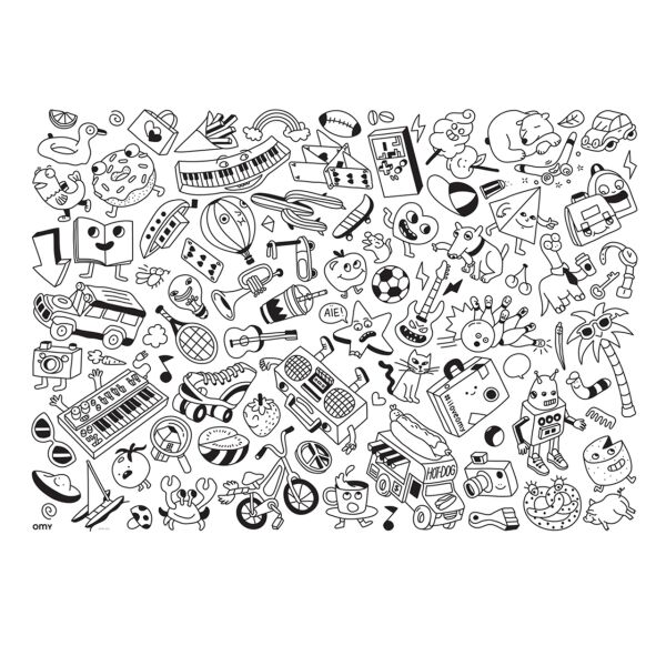 Omy Boyama Posteri - Baby Pop Art