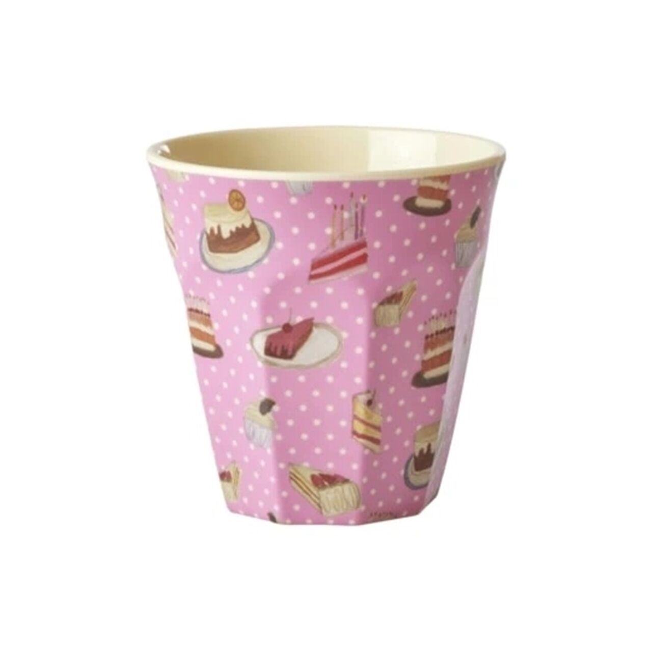 Melamin Bardak Tatlı Kek Baskılı - Orta - 250ml