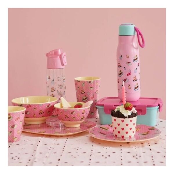 Melamin Bardak Tatlı Kek Baskılı - Orta - 250ml