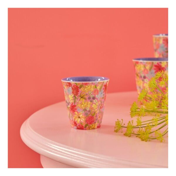 Melamin Bardak Medium Swedish Flower