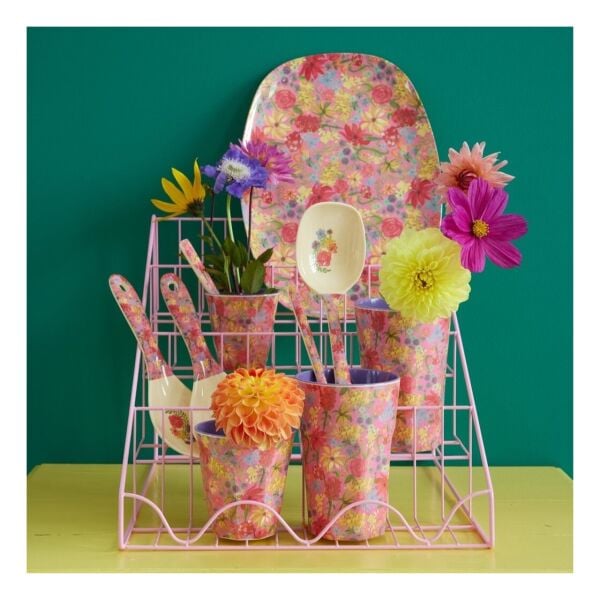 Melamin Bardak Medium Swedish Flower