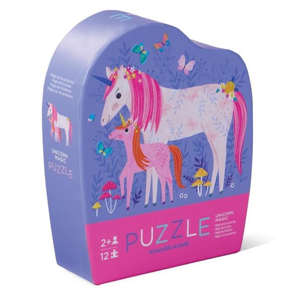 Crocodile Creek Mini Puzzle Unicorn 12 Parça