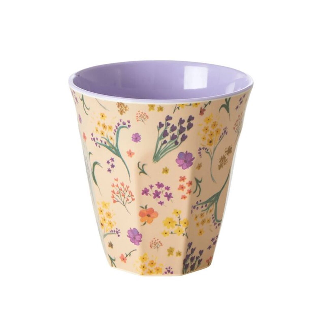 Melamine Çok Renkli - Yabani Çiçek Desenli