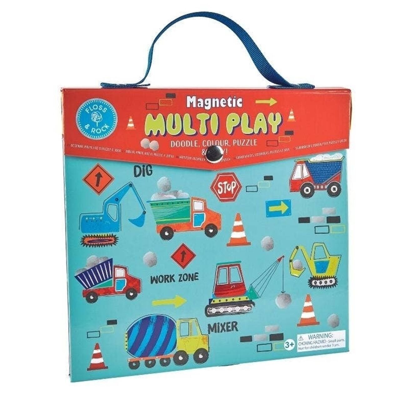 Floss Rock Mıknatıslı Çoklu Oyun Seti-Construction