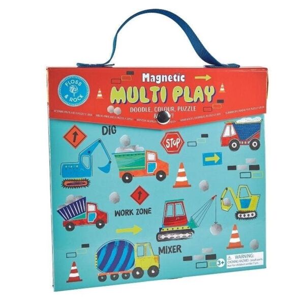 Floss Rock Mıknatıslı Çoklu Oyun Seti-Construction