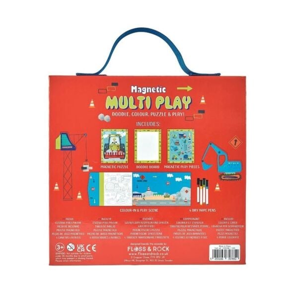 Floss Rock Mıknatıslı Çoklu Oyun Seti-Construction
