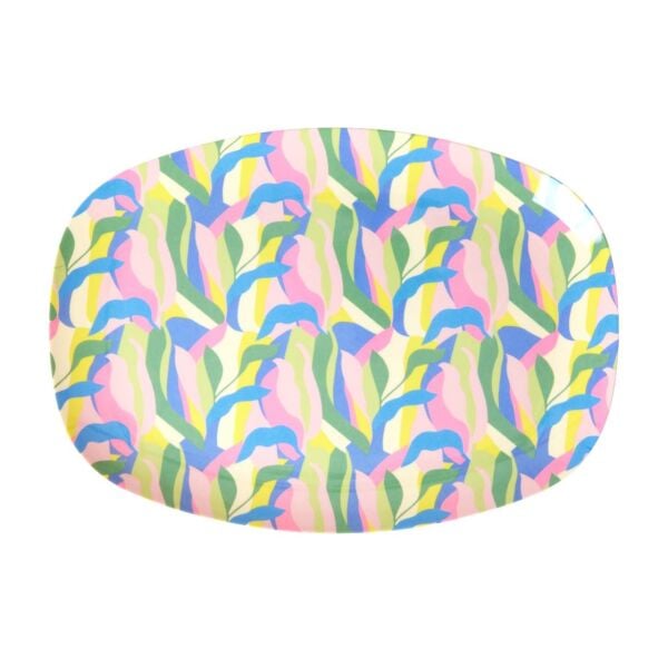 Orta Melamin Dikdörtgen Tabak   Mavi  Jungle Fever