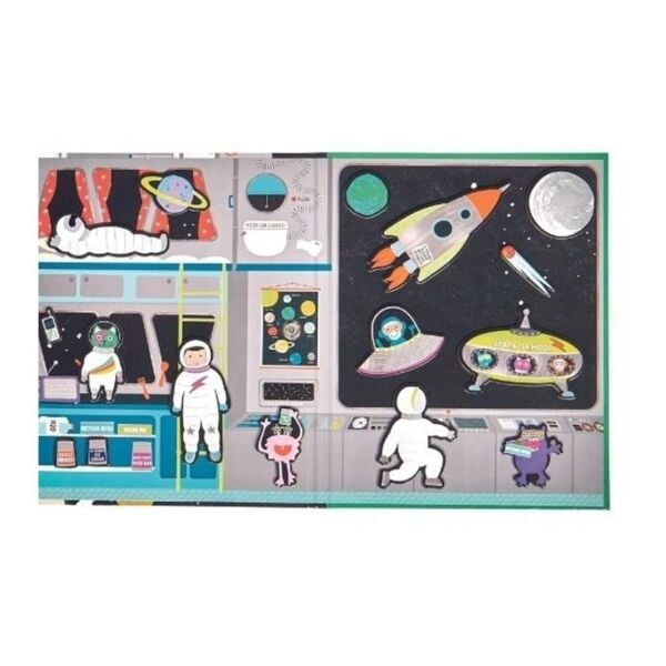 Floss Rock Mıknatıslı Çoklu Oyun Seti - Space