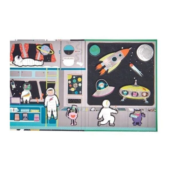 Floss Rock Mıknatıslı Çoklu Oyun Seti - Space